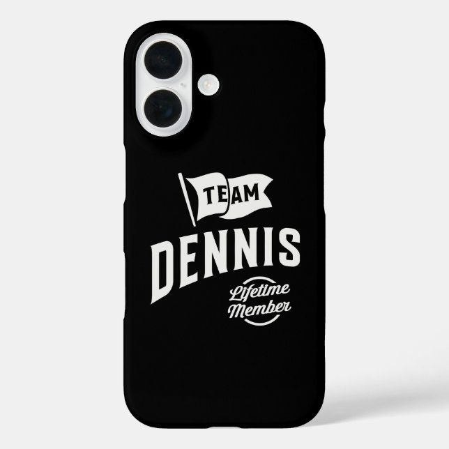 Team Dennis Lifetime-Mitglied iPhone 16 Hülle (Rückseite)