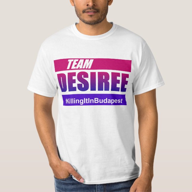 Team Desiree T-Shirt (Vorderseite)