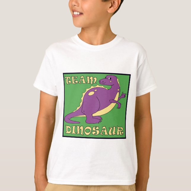 Team Dinosaurier-T - Shirt (Vorderseite)