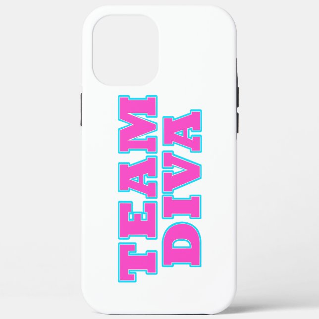 "Team Diva" Case-Mate iPhone Hülle (Rückseite)