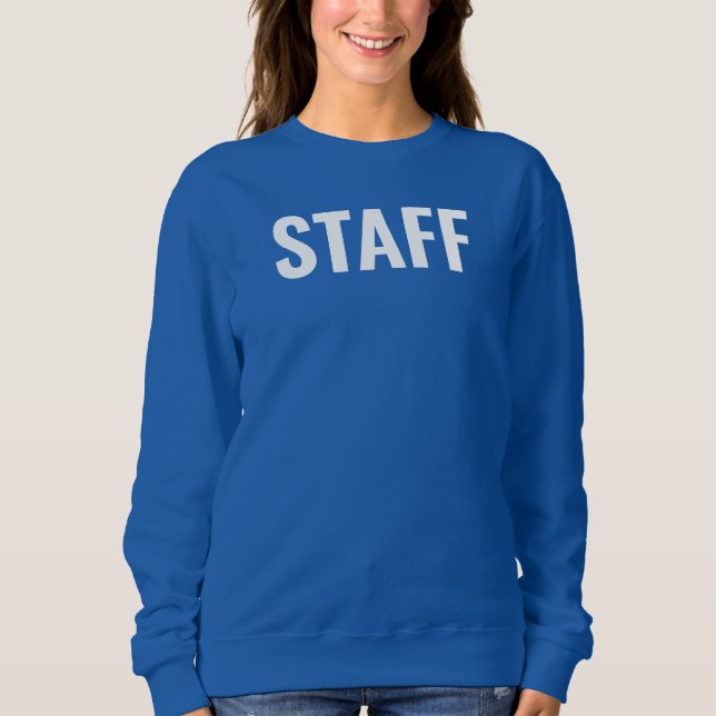 Team Doppelseitige Design-Hinzufügen-Logo-Frauen Sweatshirt (Vorderseite)