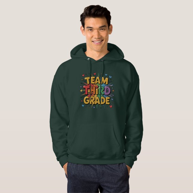 Team Dritter Grad Hoodie (Vorne ganz)