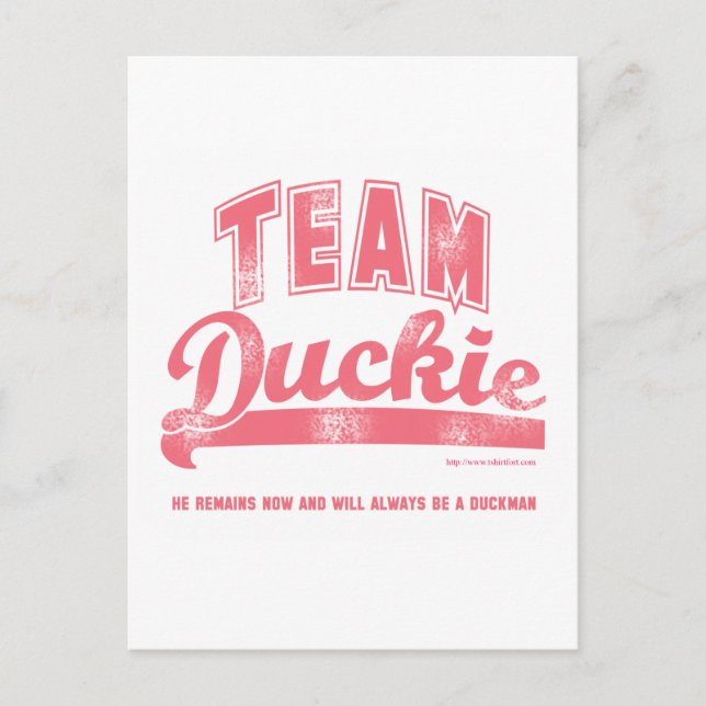 Team Duckie Postkarte (Vorderseite)