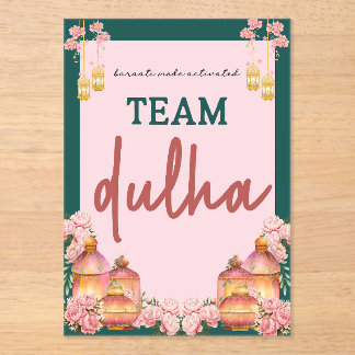 team dulha acryleinladungen