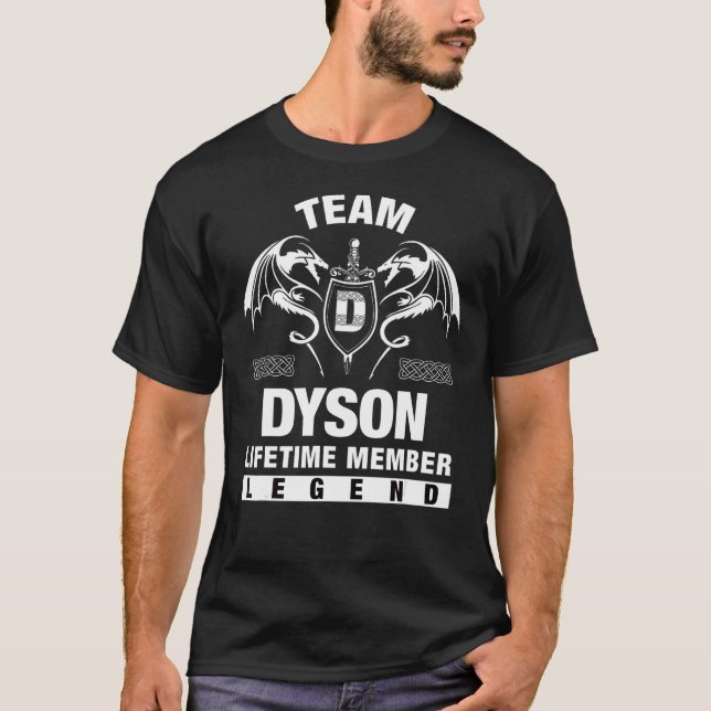 Team Dyson Lifetime-Mitglied T-Shirt (Vorderseite)