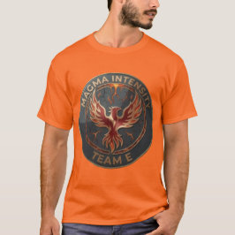Team E – MAGMA INTENSITY Emblem | Fiery Power T-Shirt