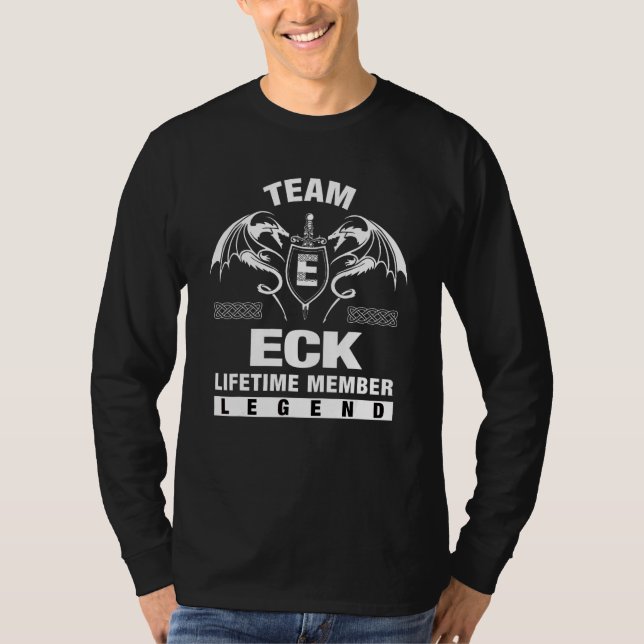 Team Eck Lebenslanges Mitglied   T-Shirt (Vorderseite)