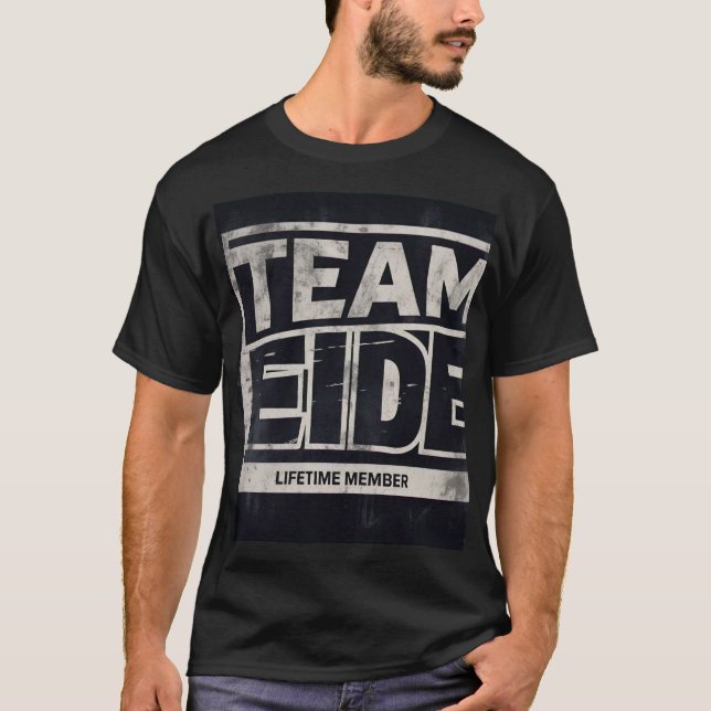 Team Eidi Membre à vie Funny Eid Mens TShirt (Devant)