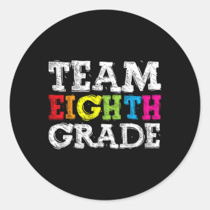 Team Eighth Grade Willkommen Byck Zur Schule Erste Runder Aufkleber