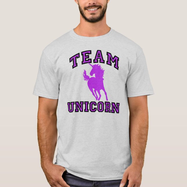 Team-Einhorn T-Shirt (Vorderseite)