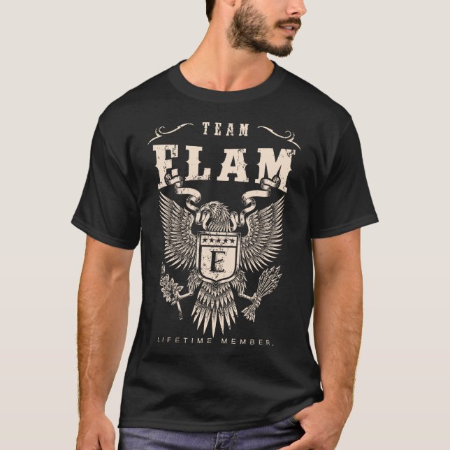 TEAM ELAM Lifetime Member. T-Shirt (Vorderseite)
