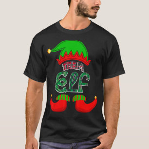 Team Elf Familiengruppe Matching Christmas Pajama T-Shirt
