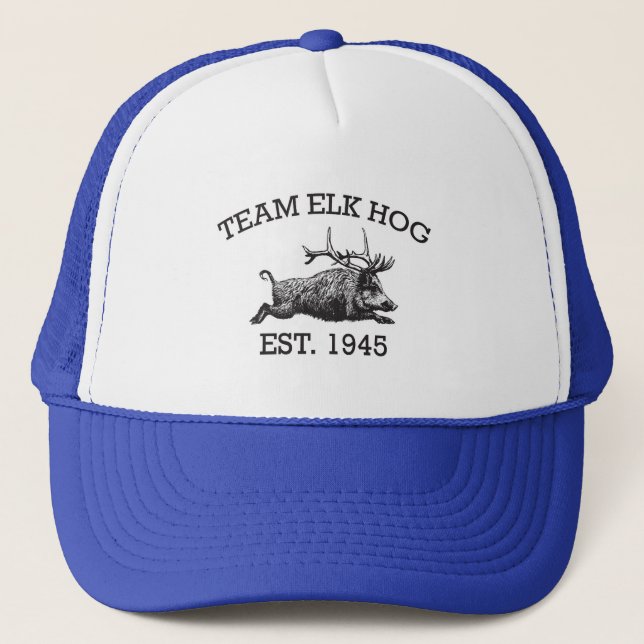 TEAM ELK-HOG (LCOG) 1945 TRUCKERKAPPE (Vorderseite)