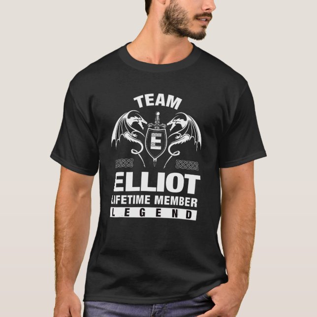 Team Elliot Lifetime Member T-Shirt (Vorderseite)
