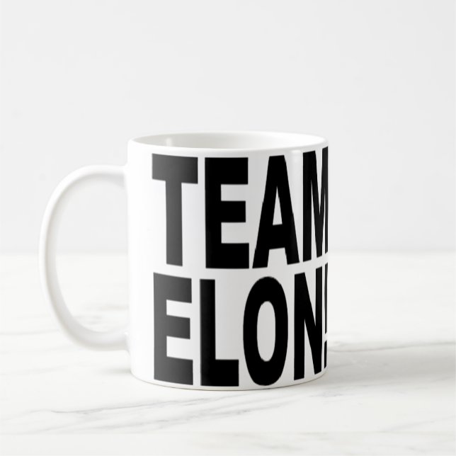 TEAM ELON! KAFFEETASSE (Links)