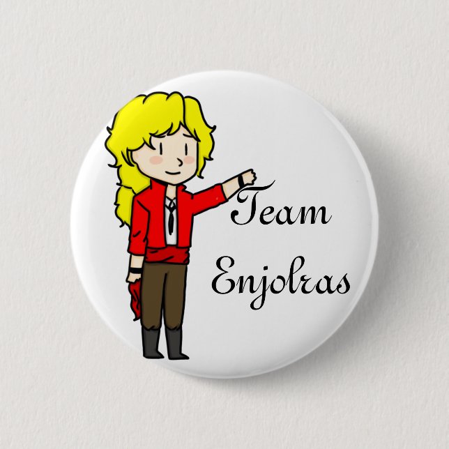 Team Enjolras Button (Vorderseite)