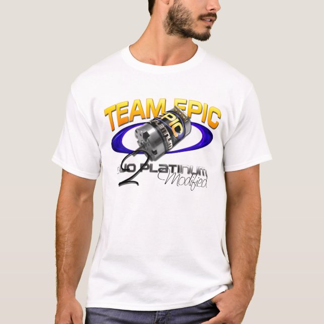 Team-EPISCHES Platin geändertes Shirt (Vorderseite)