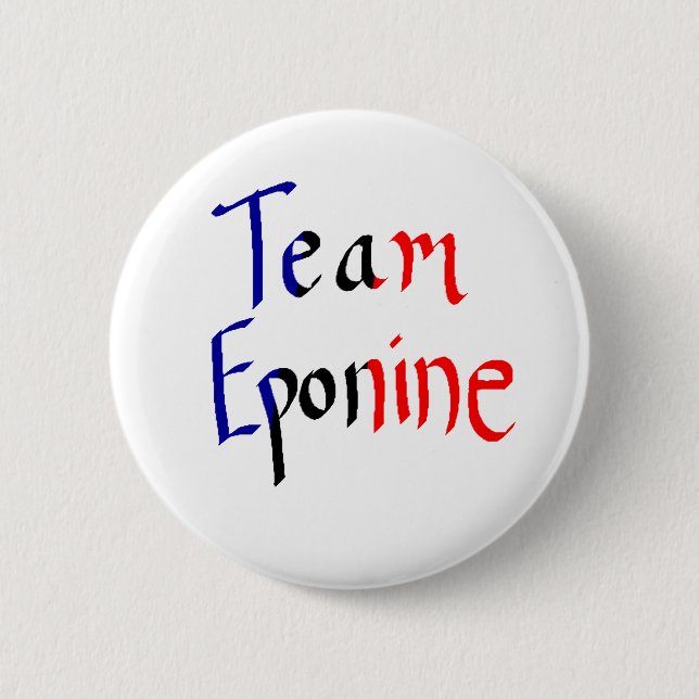 Team Eponine Knopf Button (Vorderseite)