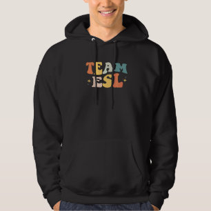 Team Esl Esol Lehrer Schüler Retro Rückkehr zur Sc Hoodie