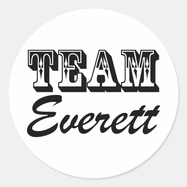 Team Everett Stickers (Vorderseite)