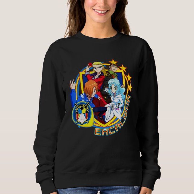 Team Excalibur Spinning Top-Team Sweatshirt (Vorderseite)