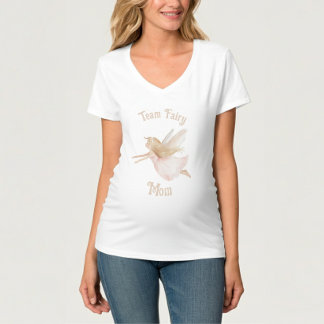 Team Fairy Mama T - Shirt für Babydusche