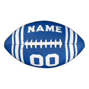 Team Farben Blau und Weiß Football