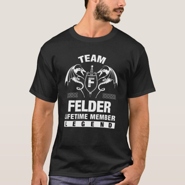 Team Felder Lifetime Mitglied T-Shirt (Vorderseite)