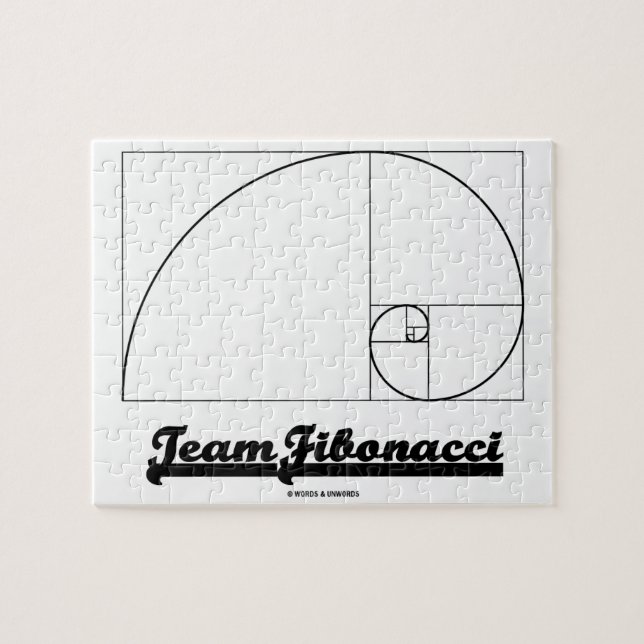 Team Fibonacci (Fibonacci-Spirale) (Horizontal)