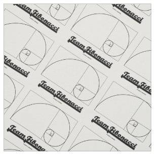 Team Fibonacci (Fibonacci-Spirale) Stoff