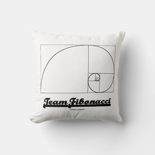 Team Fibonacci Kissen (Vorderseite)