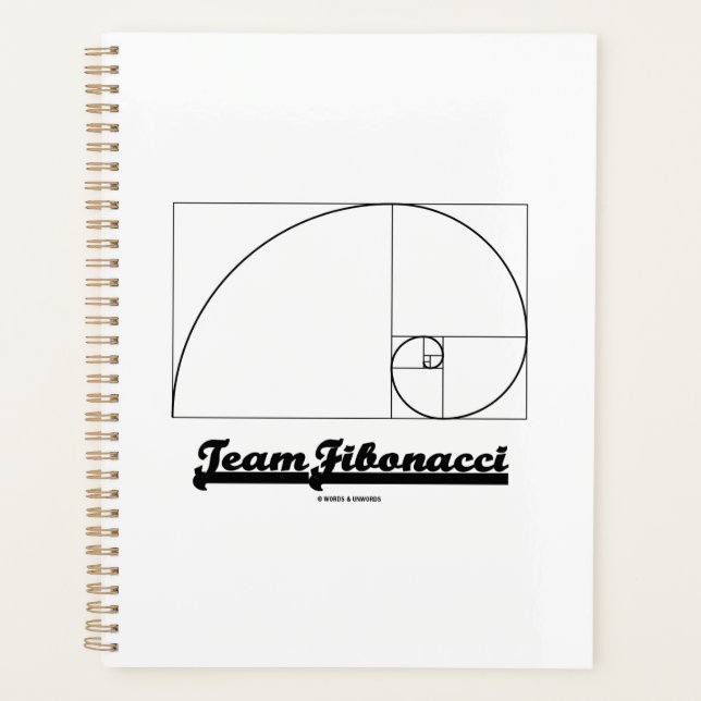 Team Fibonacci Planer (Vorderseite)
