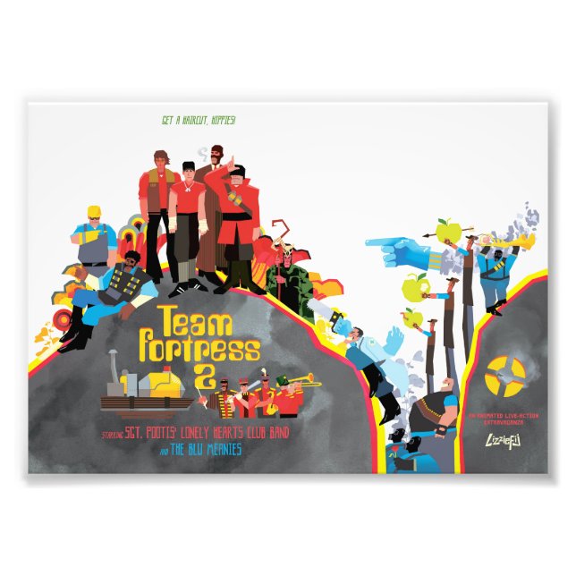 Team Forteresse Sargeant Pootis petite impression  (Devant)