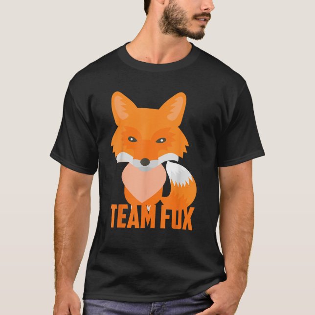 Team Fox Cool Funny I Hecht Foxes Geschenk T-Shirt (Vorderseite)