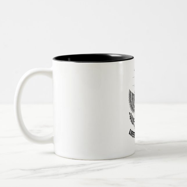 Team Fox Lifetime-Mitglied Zweifarbige Tasse (Links)