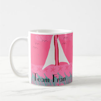 Team Fran Sailboat-Tasse Kaffeetasse