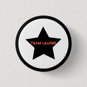 Team-Führer-Stern-Knopf-Button Button