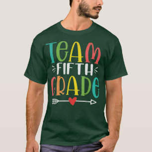 Team Fünfte Klasse Funny Teacher Student Zurück zu T-Shirt