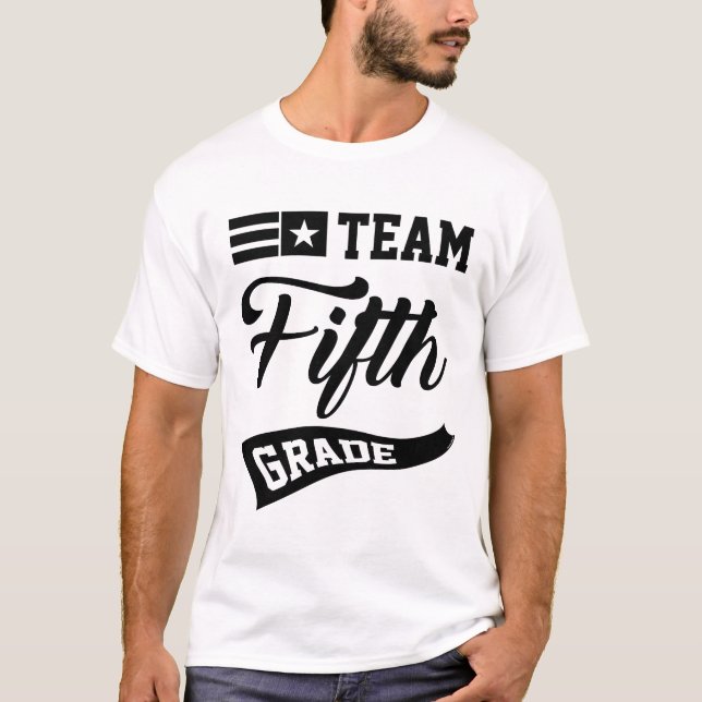 Team Fünfte Klasse T-Shirt (Vorderseite)
