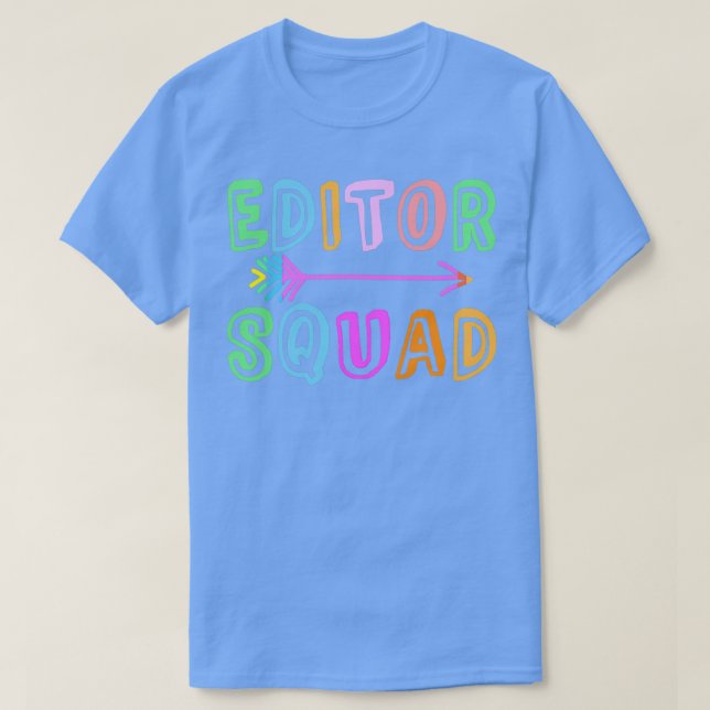 Team für Inhaltsbearbeitung - Jahrbuch T-Shirt (Design vorne)