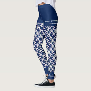 Team-Fußball-Ball-Leggings mit Leggings