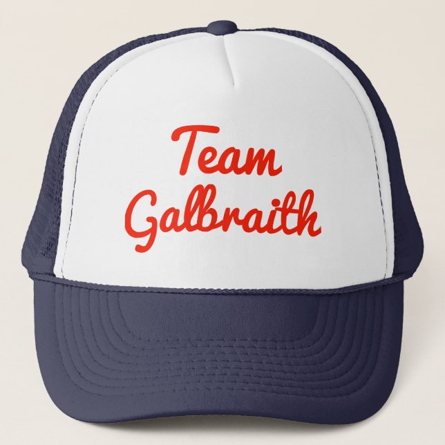 Team Galbraith Truckerkappe (Vorderseite)