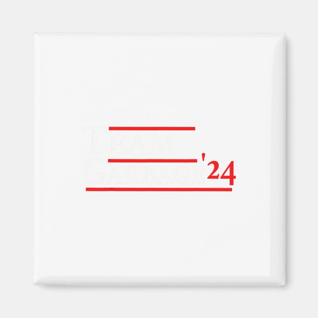 Team Garbage 2024 3 Magnet (Vorne)