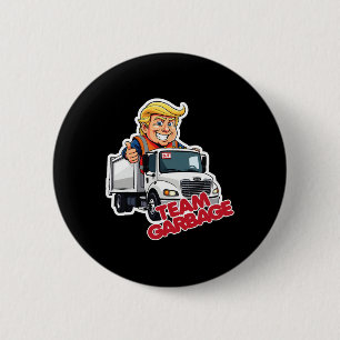 Team Garbyge 2025 Präsidentschaftswahl Niedlicher Button