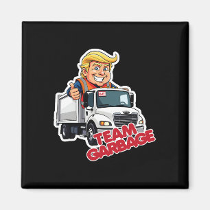 Team Garbyge 2025 Präsidentschaftswahl Niedlicher Magnet