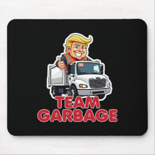 Team Garbyge Donald Trump 2025 Wahl Funny Mousepad
