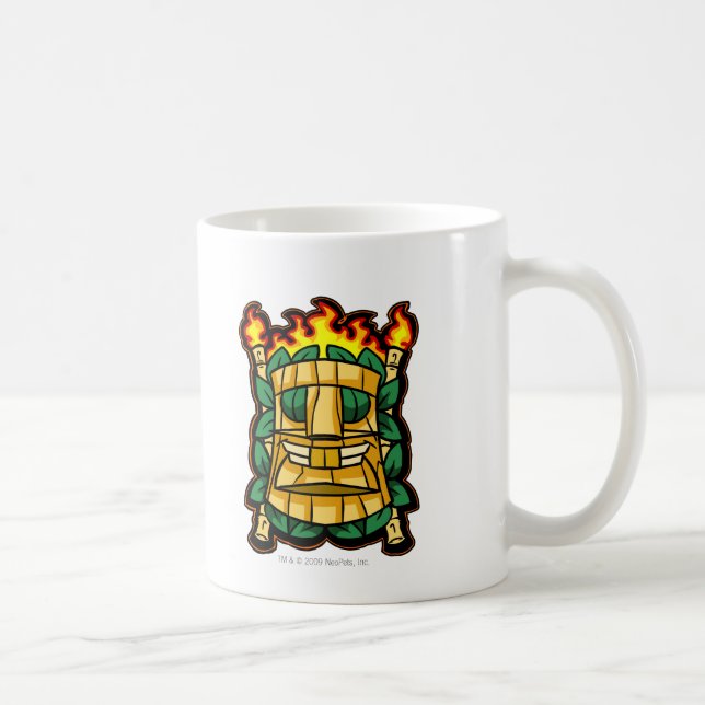 Team-Geheimnis-Insel-Logo Kaffeetasse (Rechts)