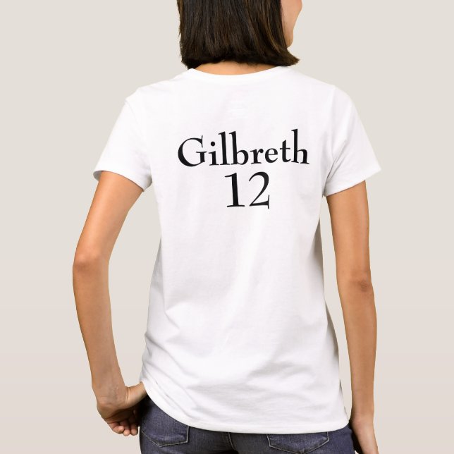 Team Gilbreth T-Shirt (Rückseite)