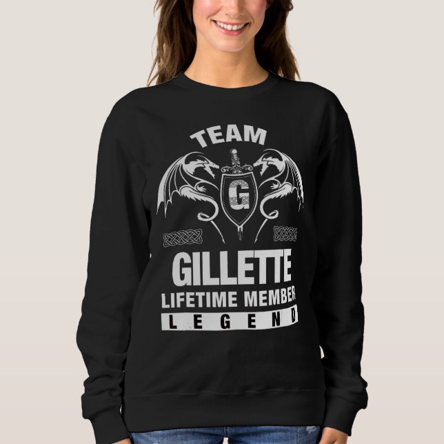 Team Gillette Lifetime-Mitglied Sweatshirt (Vorderseite)