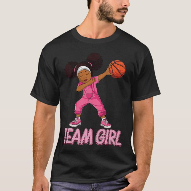 Team Girl Bysketbyll Bbyll Player T-Shirt (Vorderseite)